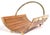 Vintage Oak and Brass Fireplace Log Wood Holder C. 1970/80's For Sale - Image 11 of 11