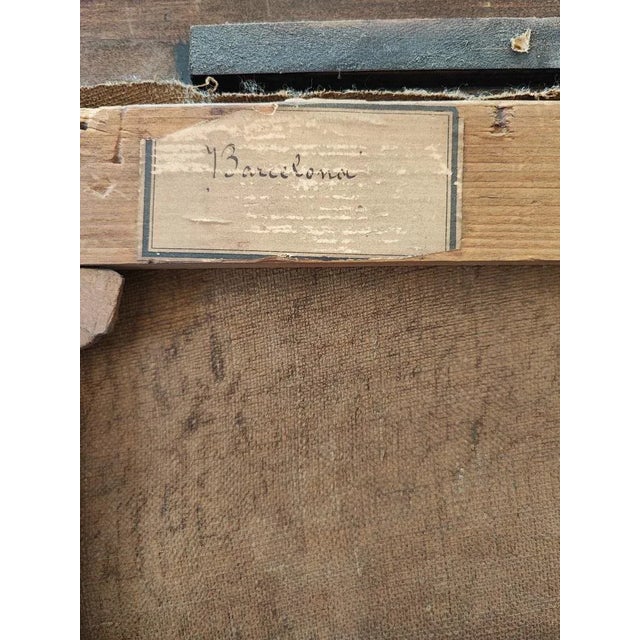 August von Siegen, Barcelona, Oil on Canvas, Framed For Sale - Image 10 of 11