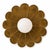 Brass Flower Ceiling Light, Mid Century Modern Flush Mount Light, Daisy Ceiling Lamp, Frosted Glass Globe Fixture For Sale - Image 15 of 15