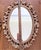 Vintage Ornate Gold Wall Mirror Set With Shelf and Candleholders For Sale - Image 10 of 11