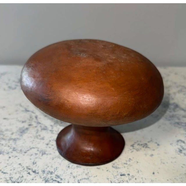 Antique Peruvian Globular Terracotta Vessel with Flared Rim For Sale - Image 10 of 11