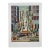 Vintage Nicky Watanabe "Powell Street Cable Car" Signed Serigraph Screenprint 28/300 San Francisco For Sale