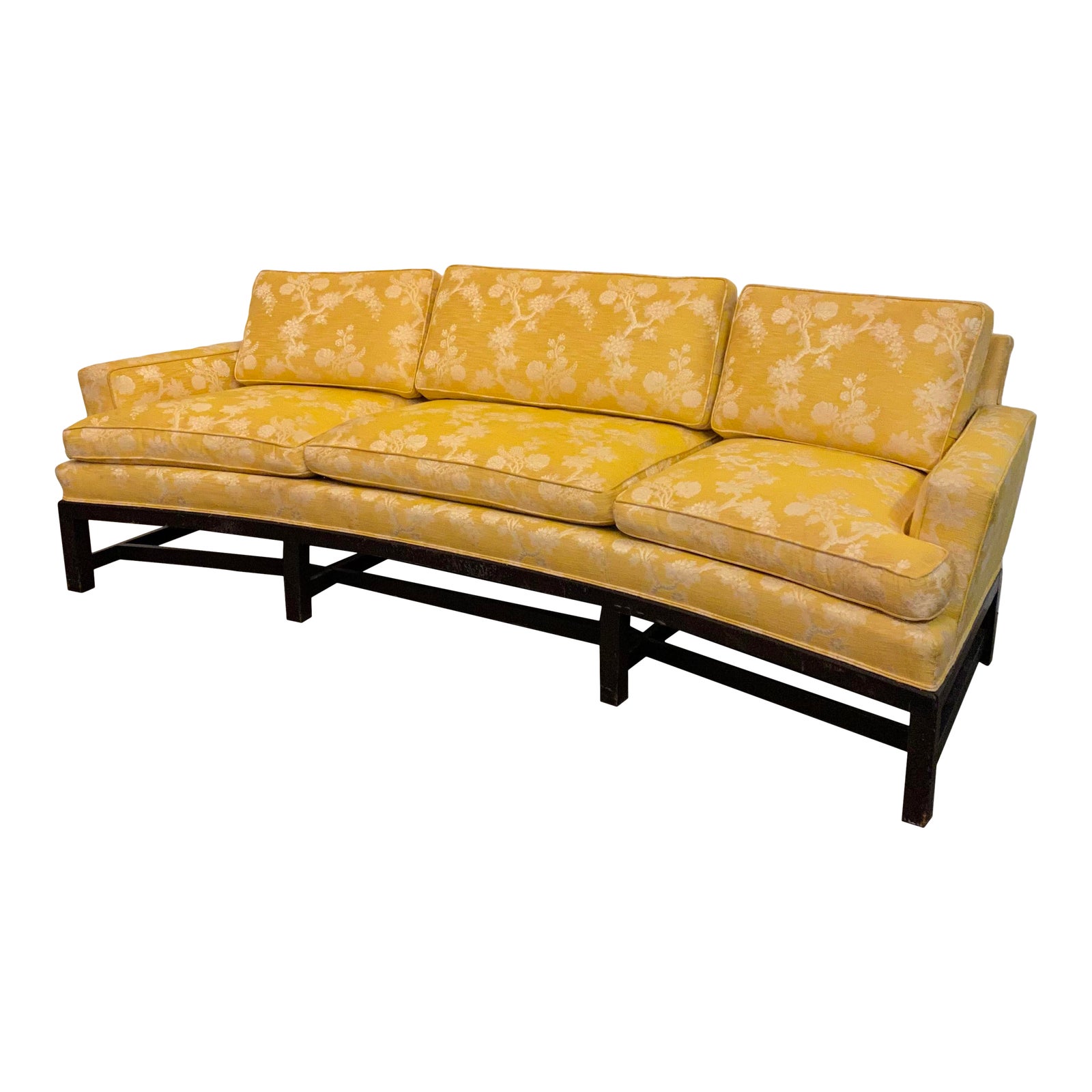 MidCentury Modern Curved Sofa Chairish