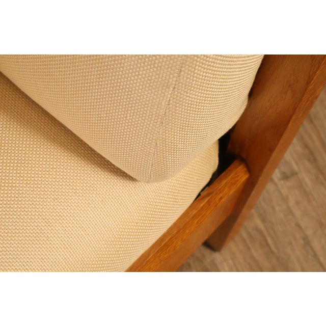Stickley Mission Collection Prairie Spindle Oak Lounge Chair For Sale - Image 12 of 18