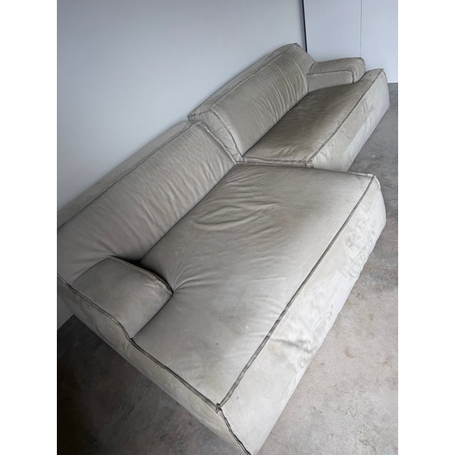 Paola Navone for Baxter “Miami Soft” Modular Leather Sofa – Made in Italy For Sale - Image 12 of 17