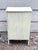 1940s Small Vintage Cream Cubby Side Table For Sale - Image 5 of 9
