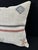 Contemporary Turkish Hemp Pillow Cushion Natural Beige Red Pillow Cushion Cover 24"x24" For Sale - Image 3 of 4