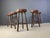 Vintage Tree Trunk Bar Stools, 1970s, Set of 4, in Very Good conditions. Designed 1970 to 1979