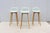 Fabulous set of 3 Fiber bar stools by Copenhagen-based design duo Iskos-Berlin for the Danish brand Muuto. These elegant...