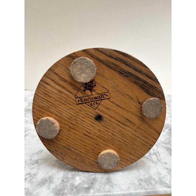 1970s Midcentury Americana Wood Paper Towel Holder For Sale - Image 5 of 7