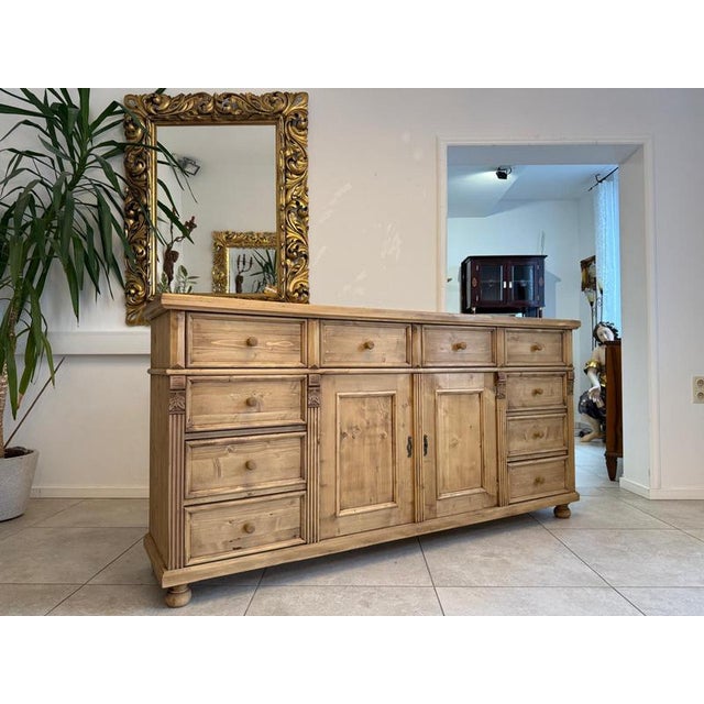 Antique Apothecary Chest of 8 Drawers For Sale - Image 3 of 15