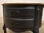 Mid 20th Century Black Vintage Burlwood Top Occasional Side Table For Sale - Image 5 of 12
