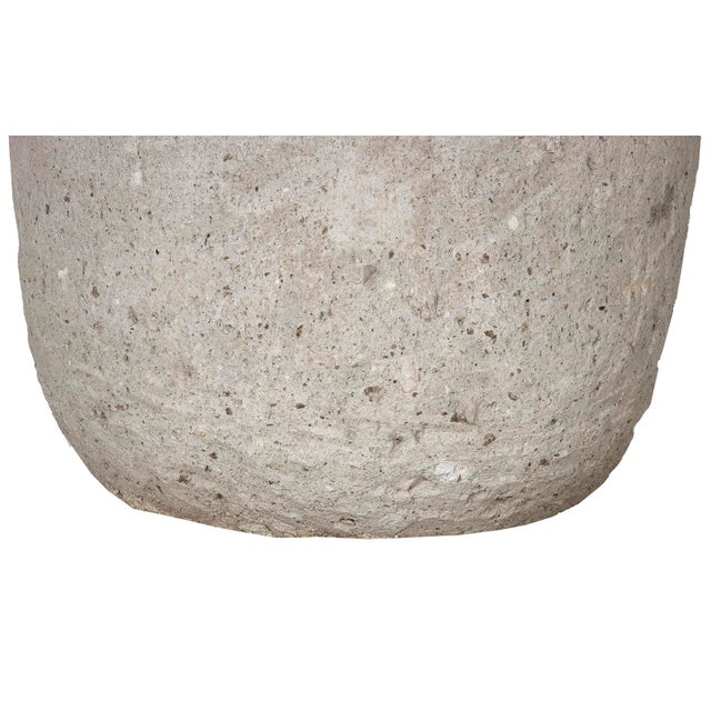 Contemporary Late 20th Century Monumental Cast Stone Planter For Sale - Image 3 of 5