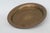 Brass Decorative Small Plate Trinket Tray Dish With Engraved Floral Design 5096b For Sale In Miami - Image 6 of 14