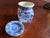 Blue and White Ink Pot From Thailand For Sale - Image 4 of 9