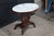 Brown 1970s 2 Victorian Revival Cherry Marble Top Lyre Harp Hall Entry Parlor Console Tables For Sale - Image 8 of 13