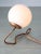 Vintage Organic Table Lamp in Copper and Opaline For Sale - Image 4 of 13