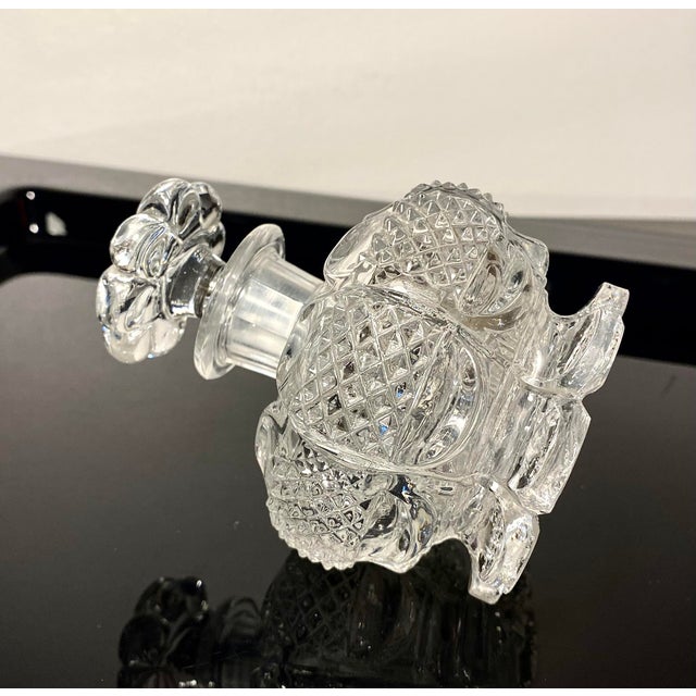 Fiamonds and Leaves Perfume Bottle from Baccarat, Early 19th Century For Sale - Image 3 of 16