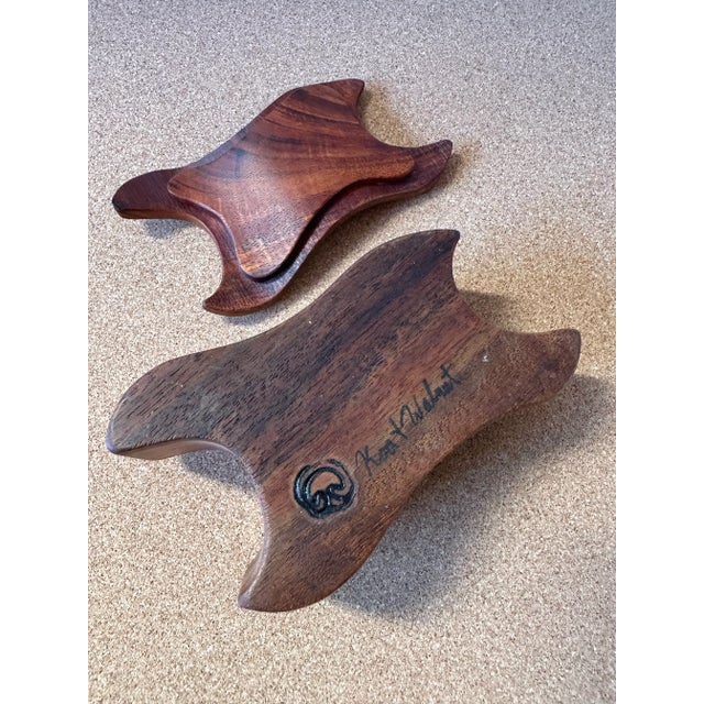 Wood 1970s Fred Buss Woodworks Handcrafted Box For Sale - Image 7 of 10