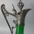1910s Art Nouveau WMF Claret Jug With Green Glass Liner For Sale - Image 11 of 14
