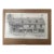 Original pencil architectural drawing depicting the historic post office in Woodstock,Illinois. Rendered with fine linear...