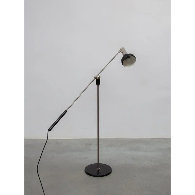 Magneto Floor Lamp attributed to H. Fillekes for Artiforte, Holland, 1956 For Sale - Image 9 of 13