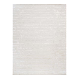 Edgar Hand-Tufted Ivory Area Rug- 8' 9'' X 11' 9'' For Sale