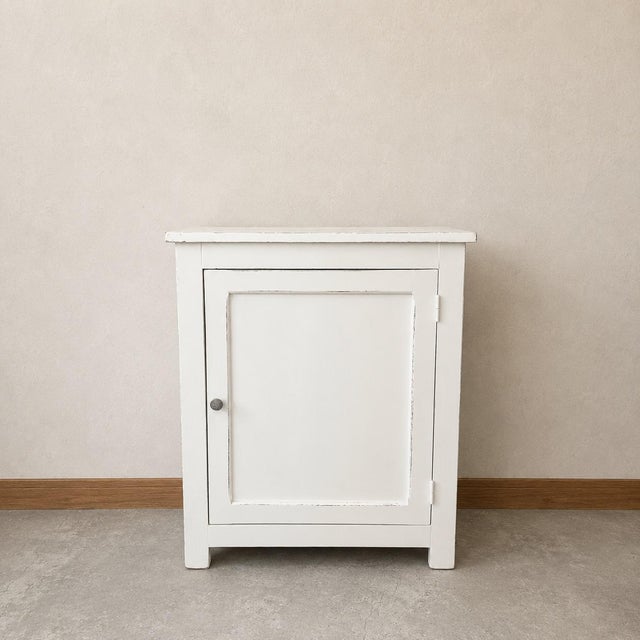 White Wooden Jam Buffet in White Patina For Sale - Image 8 of 8