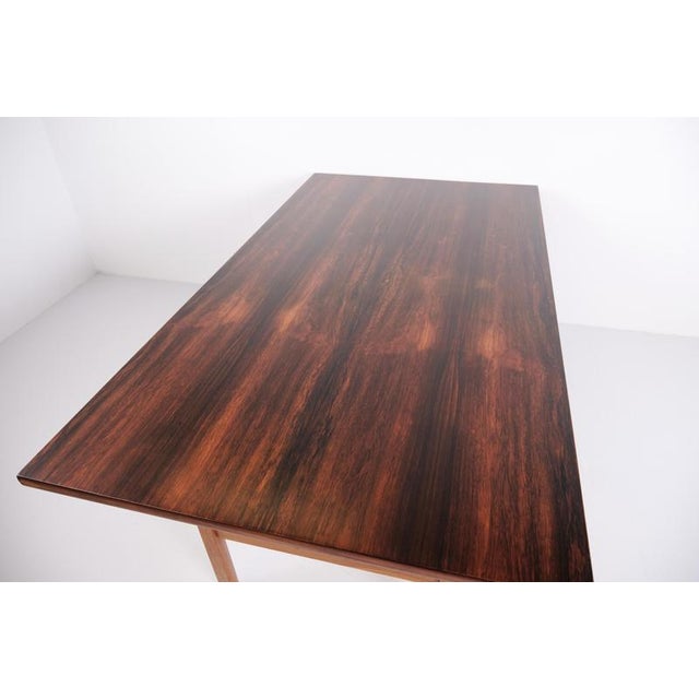 Vintage Danish Rosewood Dining Table, 1960s For Sale - Image 9 of 10