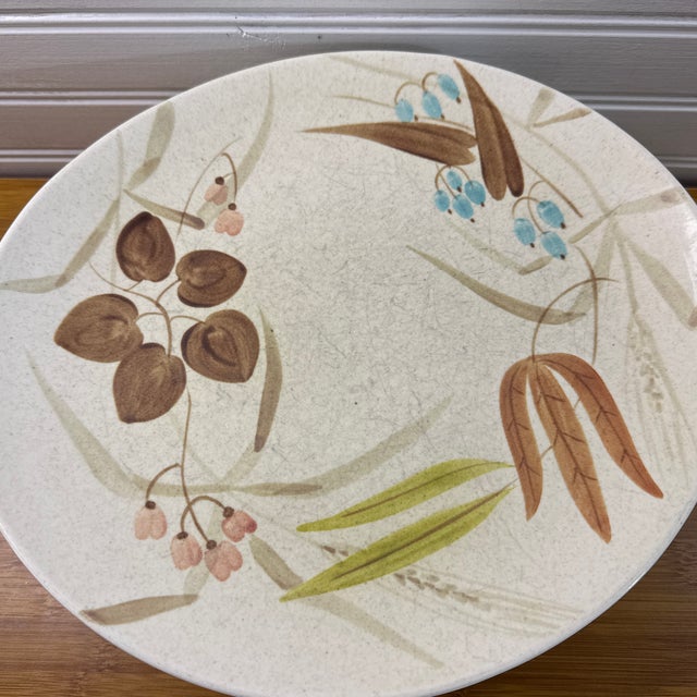 1950s Mid-Century Modern Red Wing Random Harvest Plates - Set of 11 For Sale - Image 6 of 12