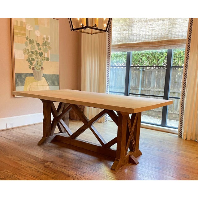 Custom Farmhouse Dining Table Chairish