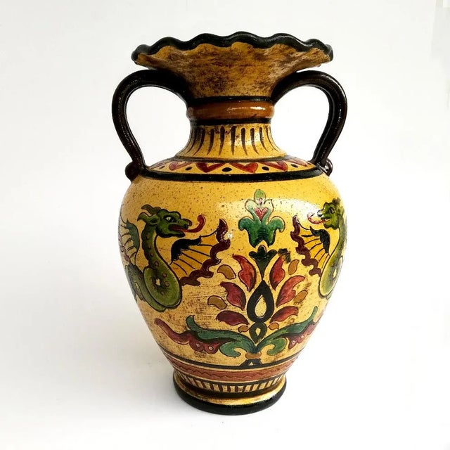 Italian Ceramic Vase by Carla Fossetti for Etruria Montopoli, 1968 For Sale - Image 11 of 11