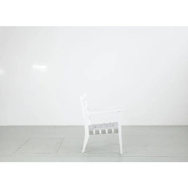 White-Painted Benches & Chair, 1960s, Set of 4 For Sale - Image 12 of 18