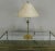 Vintage Quoizel Brass and Glass Foliate Table Lamps W/Shades - a Pair For Sale In Philadelphia - Image 6 of 13