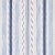 Not Yet Made - Made To Order Sample - Schumacher Mirza Ikat Stripe in Blue on Natural For Sale - Image 5 of 5