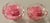 Art Deco 1960s Rose Imbedded Lucite Knobs - A Pair For Sale - Image 3 of 4