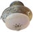 1930s Mid Century Hanging Ceiling Fixture With Rose Glass For Sale In Los Angeles - Image 6 of 7