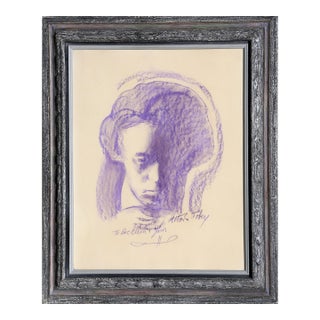 Beethoven, Alton Tobey Pastel Painting For Sale