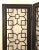 Modern Modern Fret Work Ebony Finished Wood Room Divider For Sale - Image 3 of 5