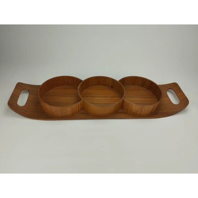 Mid-Century Scandinavian Tablets in Teak, 1960s, Set of 2 For Sale - Image 5 of 10