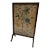Antique Crewel Work Wood Framed Fire Screen For Sale