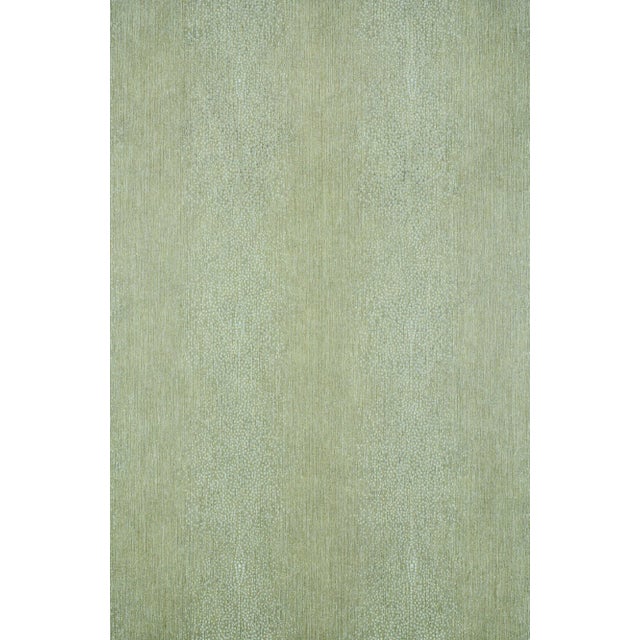 Sample - Schumacher Carlisle Wallpaper in Zinc For Sale
