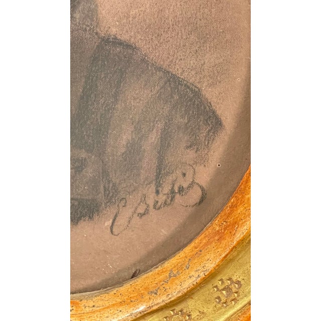 Émile Baes, Noblewoman, 1890s, Pastel, Framed For Sale - Image 9 of 11