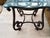 2000 - 2009 Vintage Grand Scale 52" Round Thomasville Forged Iron Coffee Table and Matching Two Side Tables Set For Sale - Image 5 of 7