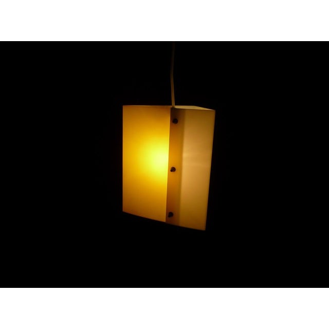 Space Age Acylic Glass Pendant Lamp, 1950s For Sale - Image 9 of 13