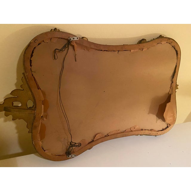 Wood Antique Giltwood Mirror For Sale - Image 7 of 9