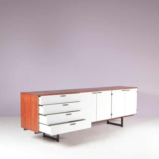 Wood C-Series Sideboard by Cees Braakman for Pastoe, Netherlands, 1960s For Sale - Image 7 of 9