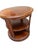 1990s Ethan Allen Newport Banded Round Drum Lamp End Table Pedestal Side For Sale In Philadelphia - Image 6 of 15