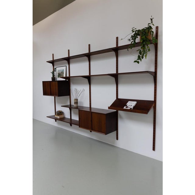 Vintage Danish Pau Ferro Modular Wall Unit by Poul Cadovius for Cado, 1960s For Sale - Image 17 of 18