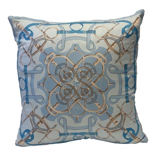1990s Hermès Eperon d'Or Pillow For Sale